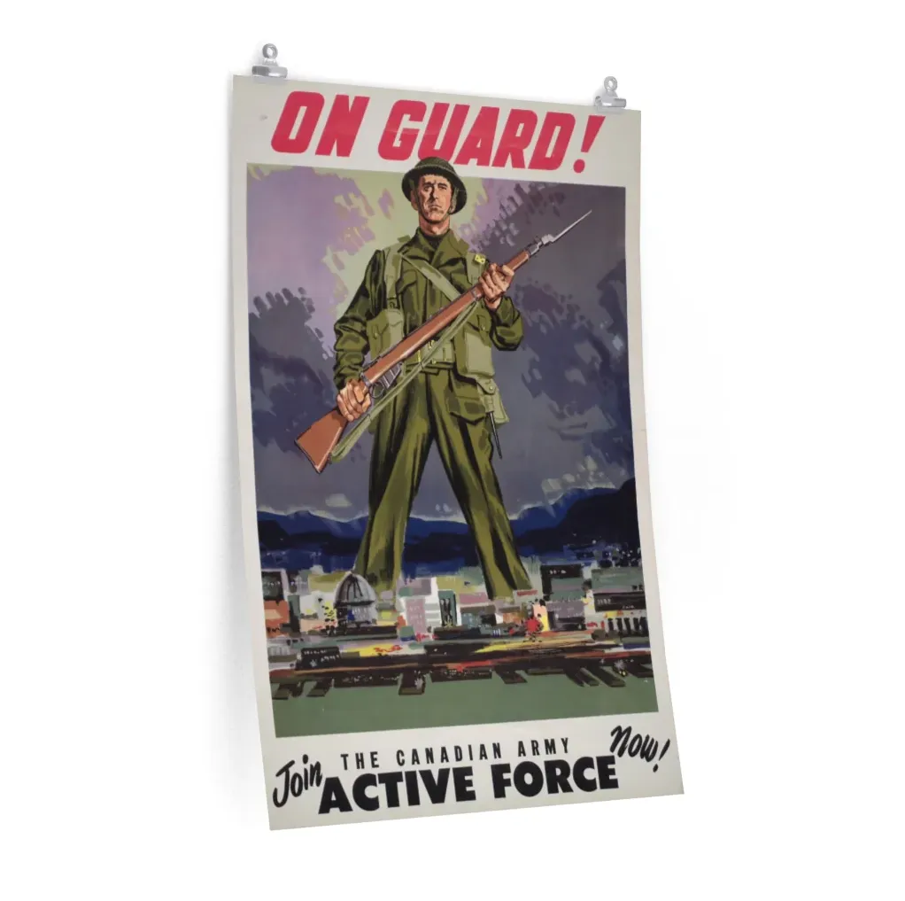WWII poster: On Guard