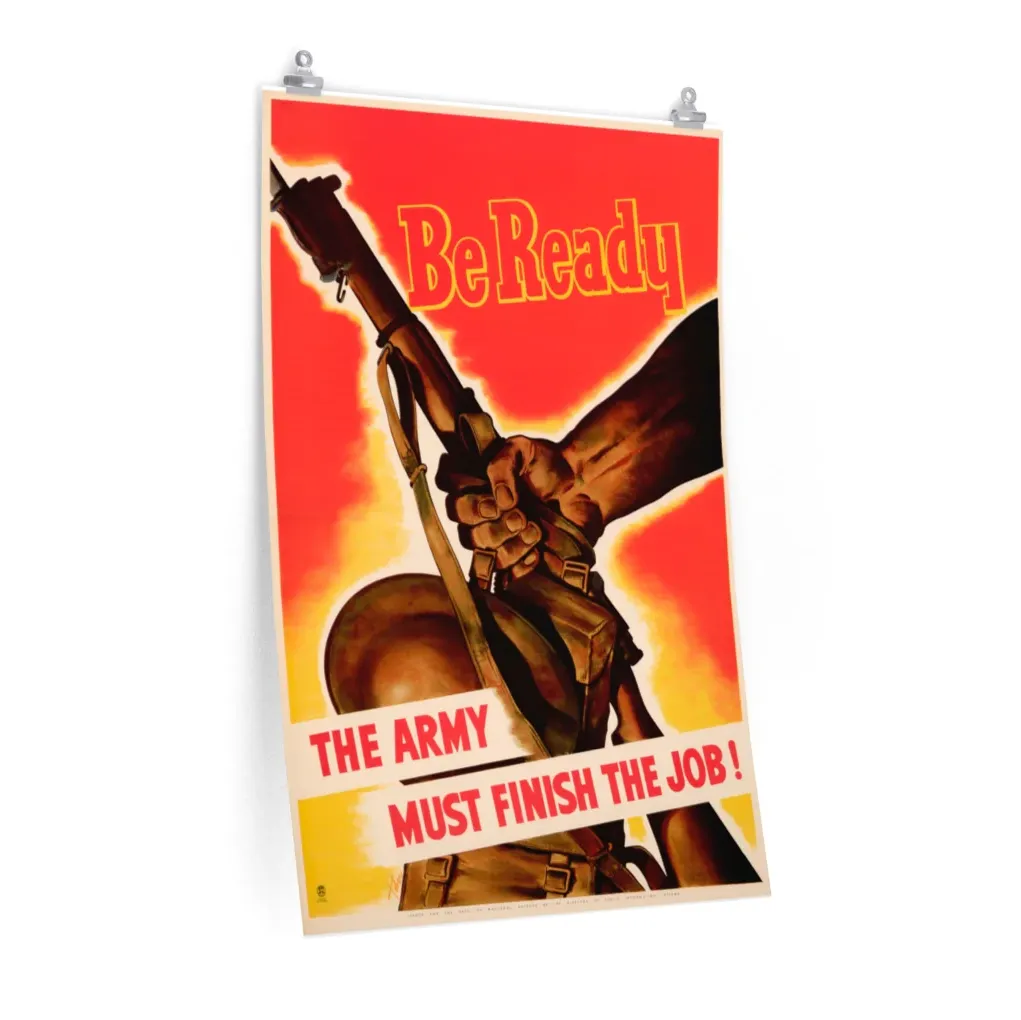 WWII poster: Be Ready