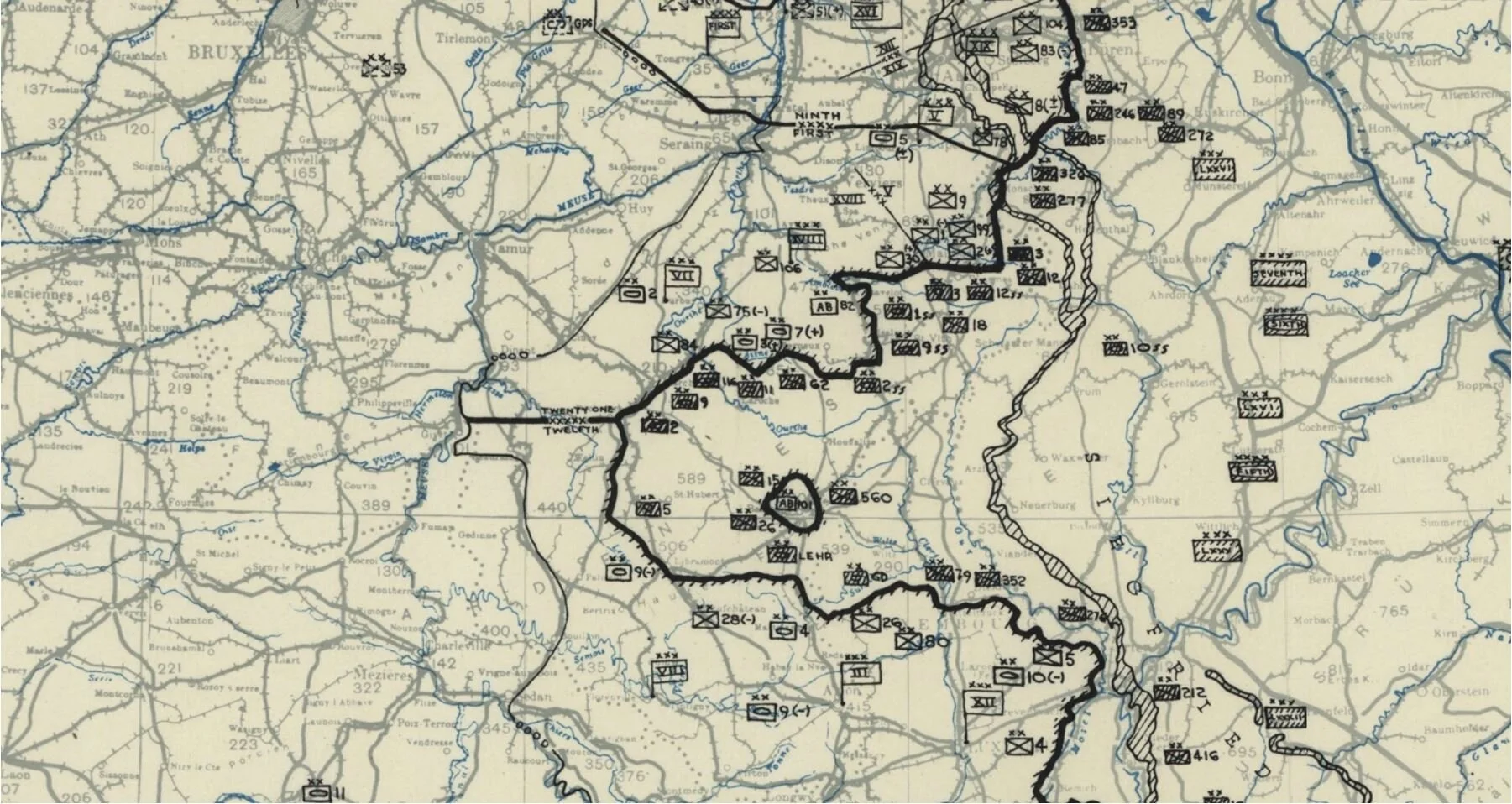 Mapping the European Theater of Operations