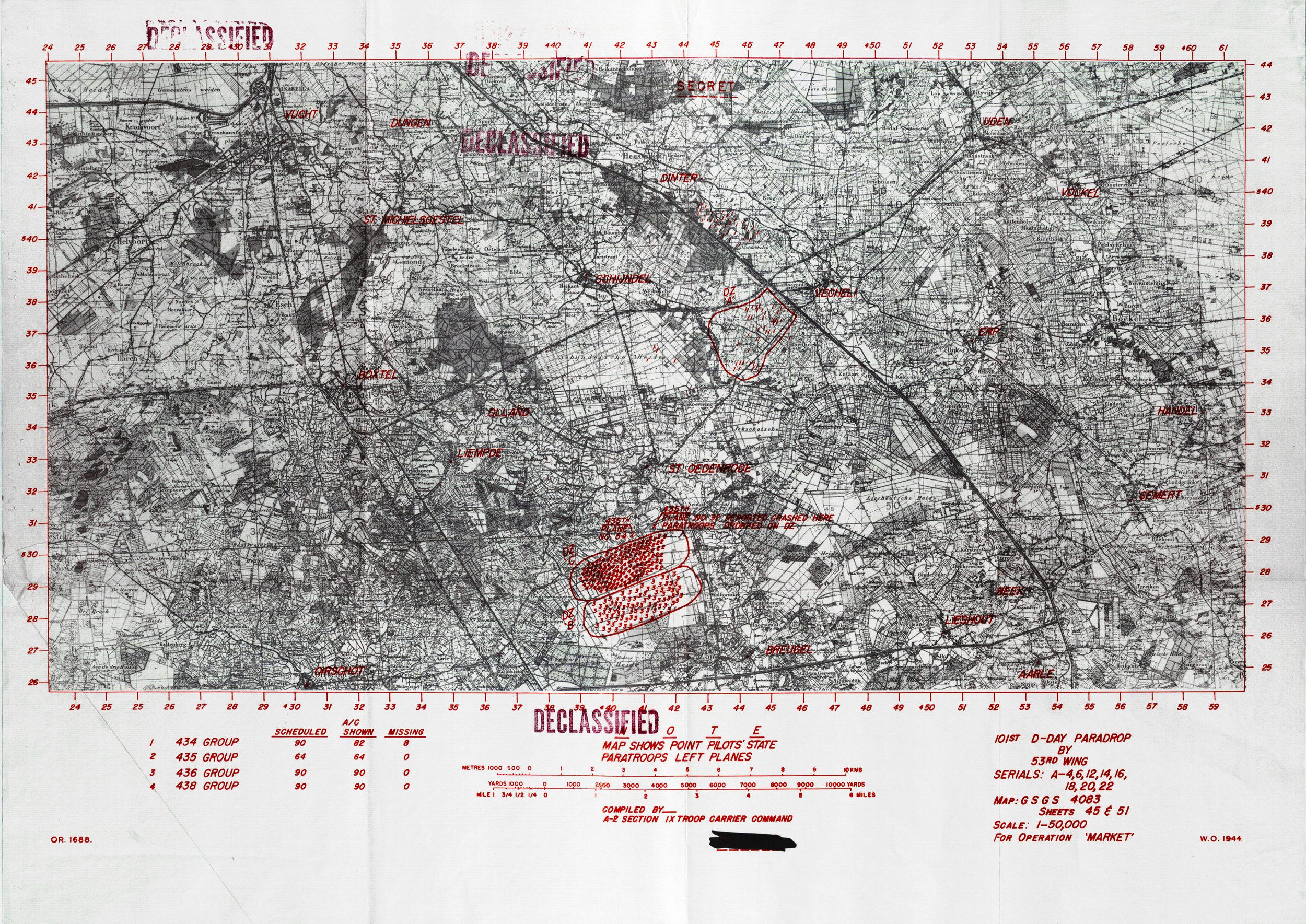 101st Airborne Drop Zones - Operation Market Garden