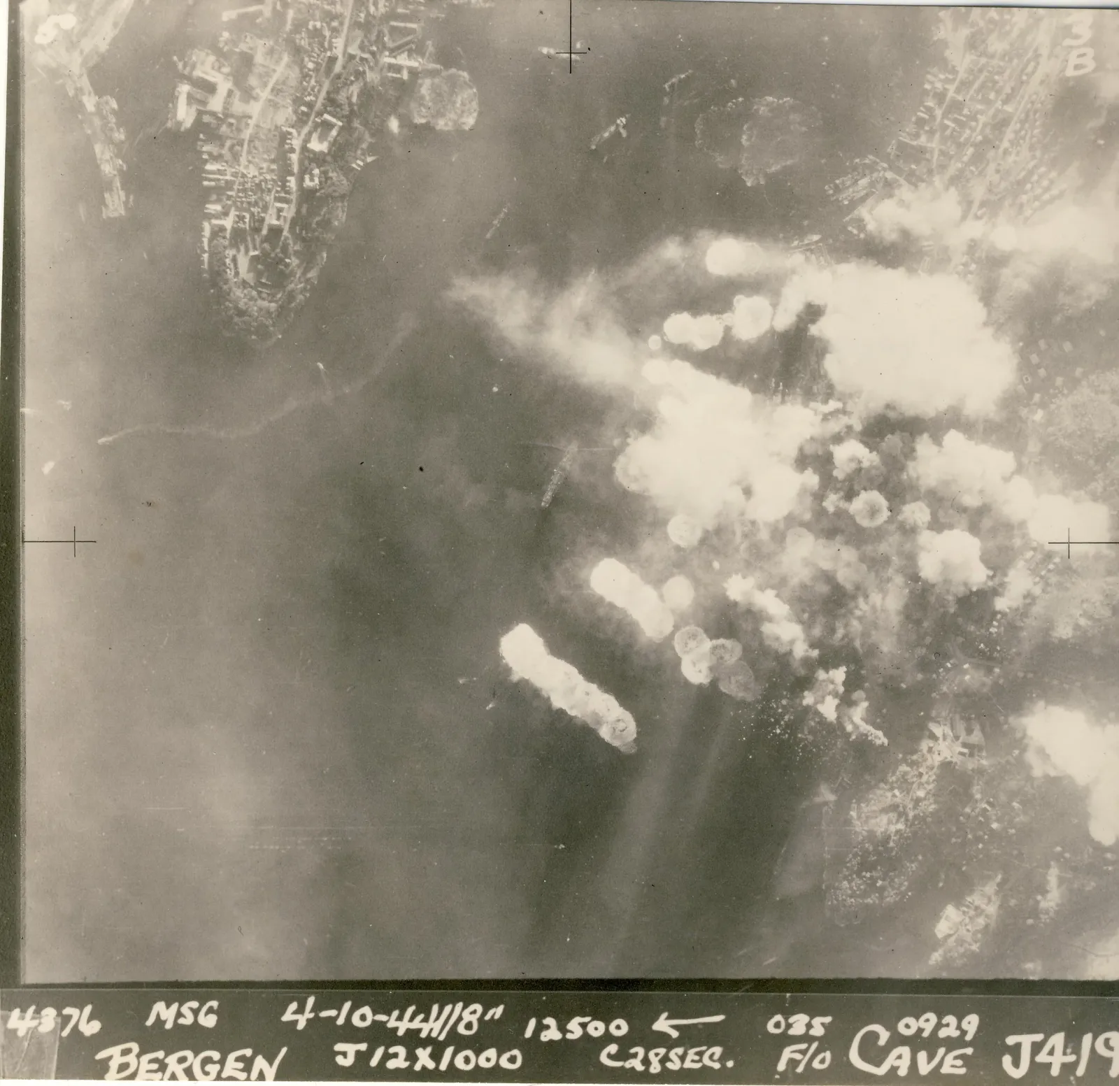 Bergen strike photo, October 4 1944