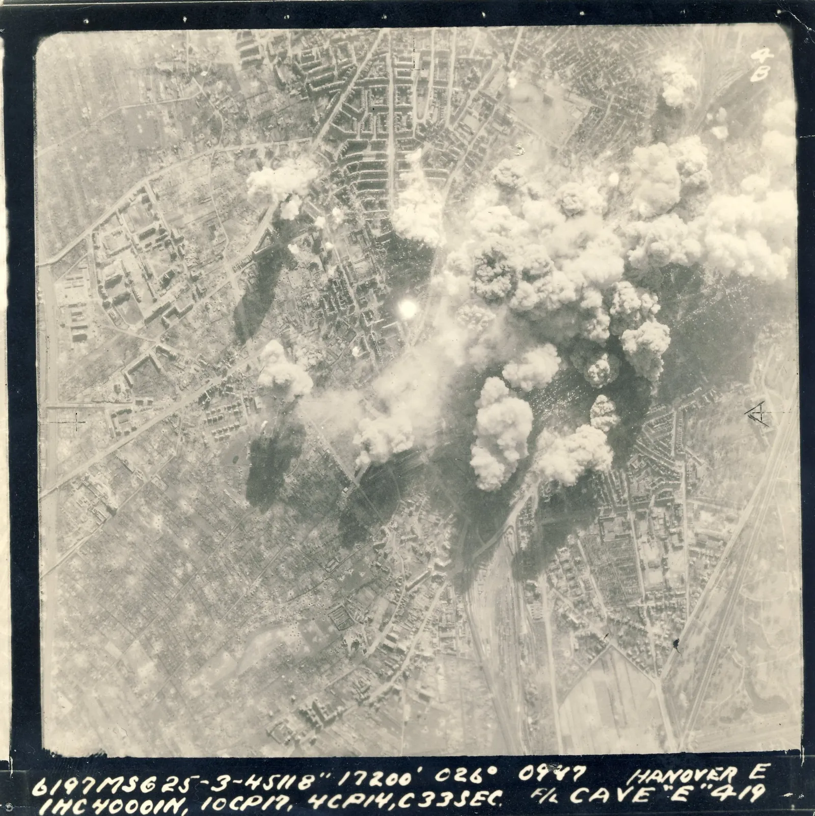 Hanover strike photo, March 25 1945