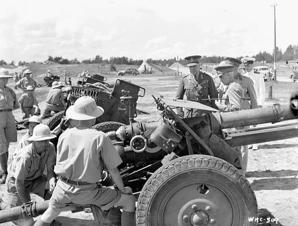 Visit of the Earl of Athlone, Governor General of Canada, to the 4th Field Regiment, Royal Canadian Artillery, Petawawa, Ontario, 1940
