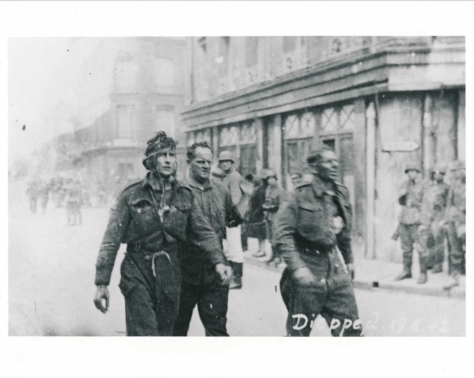 Dieppe beach scene during the raid