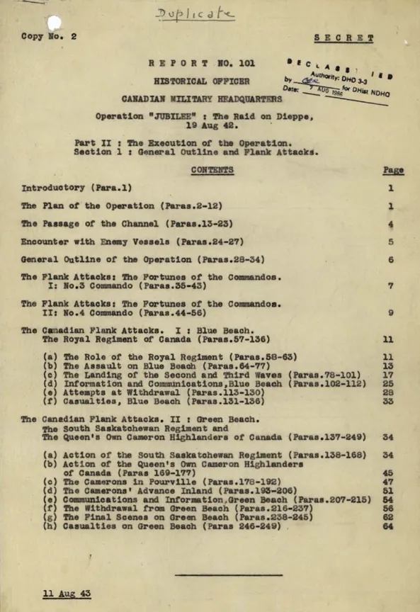 C.P. Stacey — Part II: The Execution of the Operation