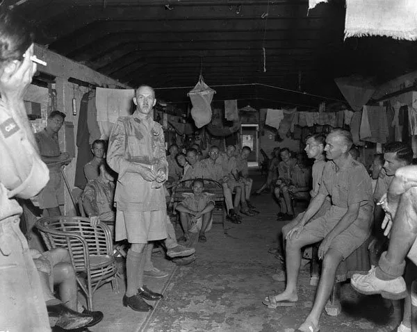 Canadian and British prisoners-of-war liberated, Hong Kong, August 1945