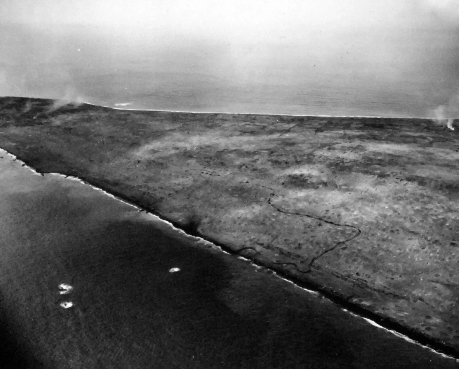 Iwo Jima 4.5 hours after H-Hour