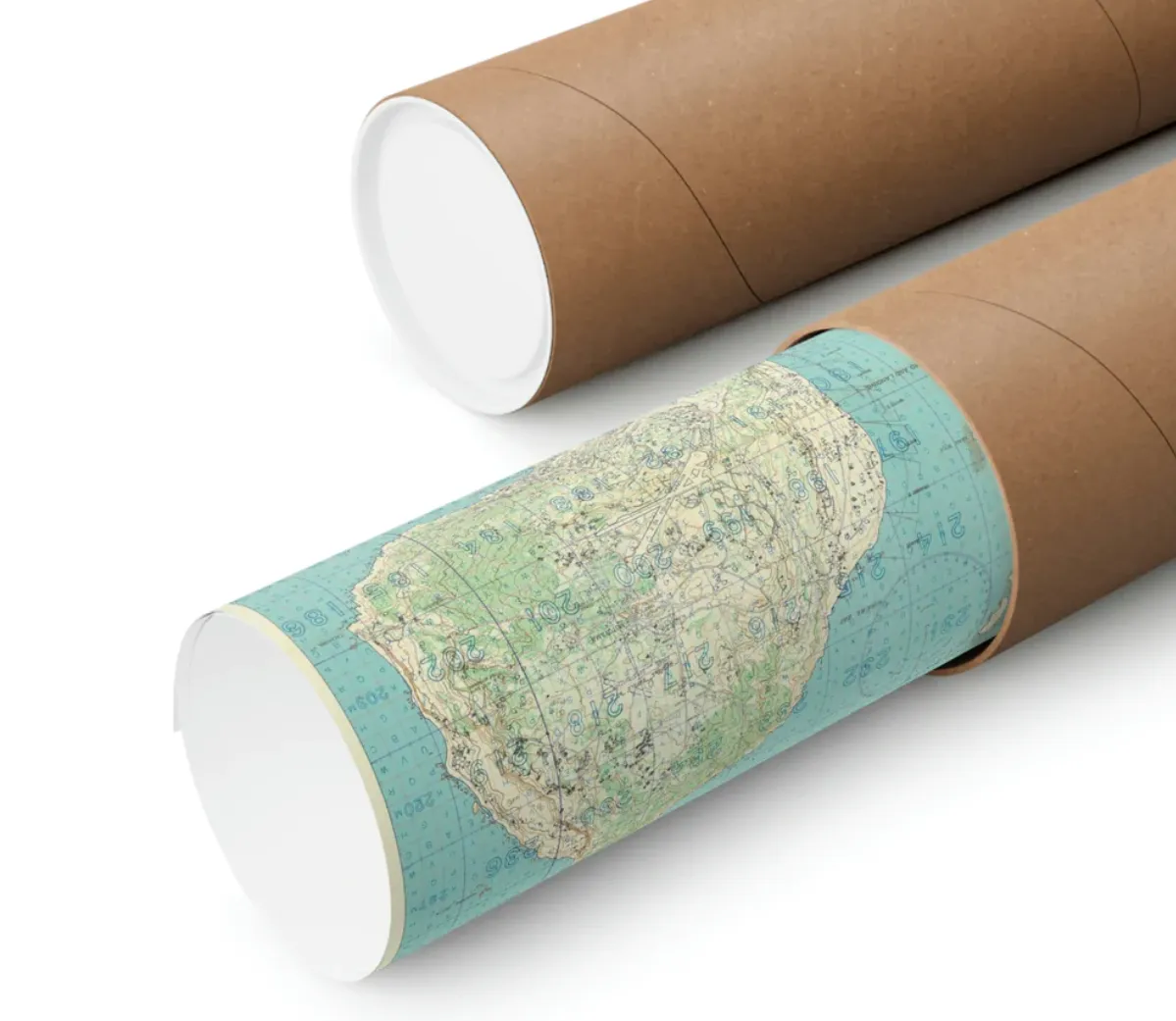 Iwo Jima map detail view