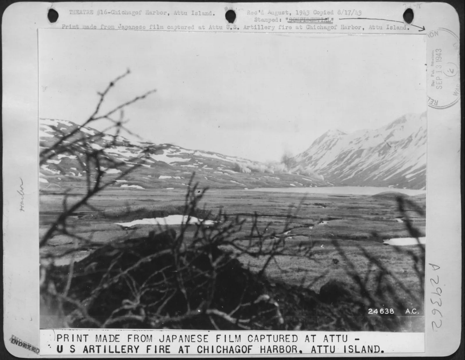 Troops on Kiska Island during Operation Cottage