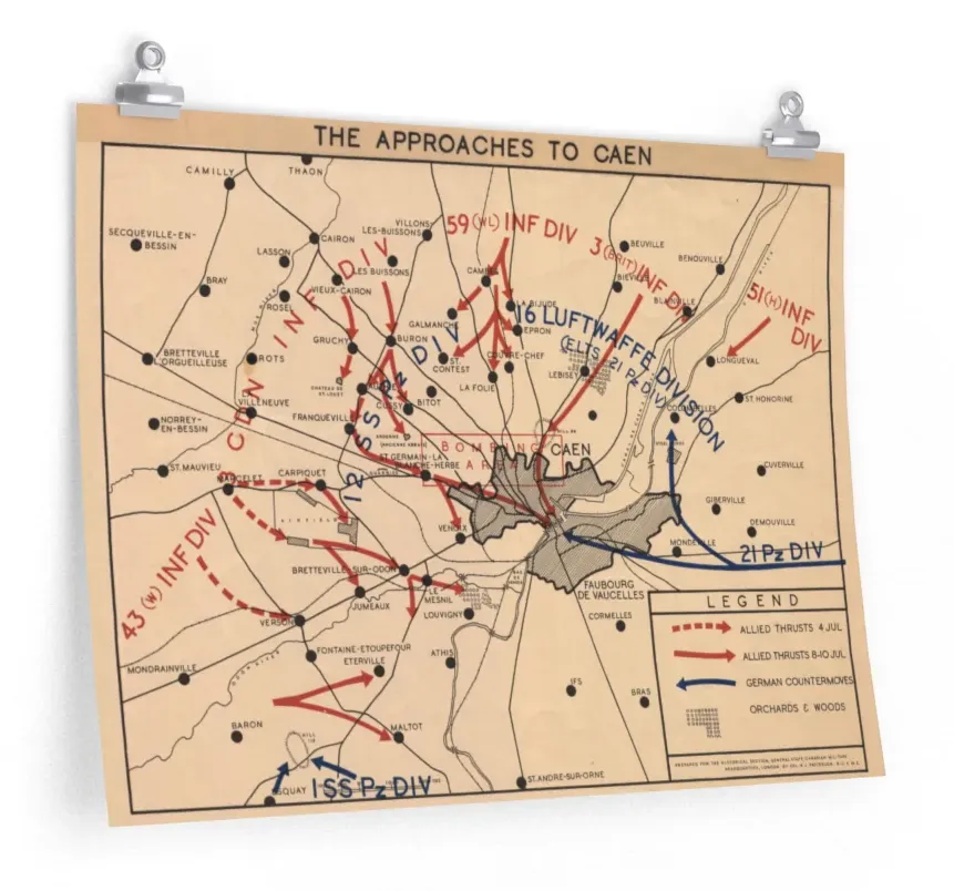 Approaches to Caen map