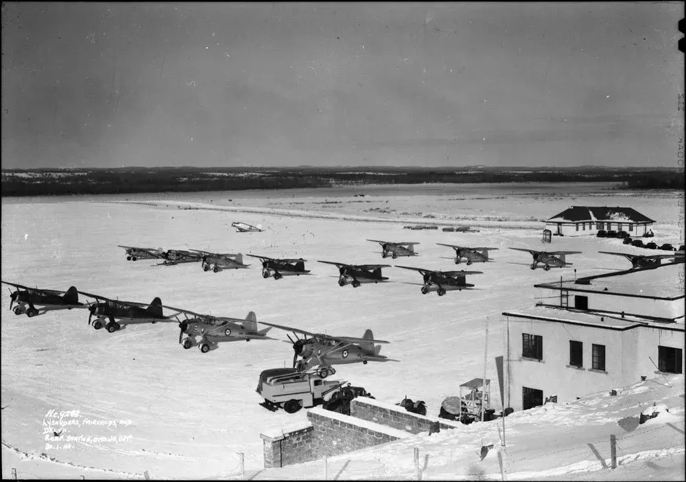 Westland Lysander aircraft of No. 110(AC) Squadron, RCAF