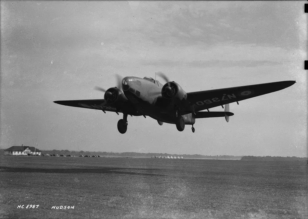 Lockheed Hudson I aircraft N7350 of No. 11 (BR) Squadron, RCAF