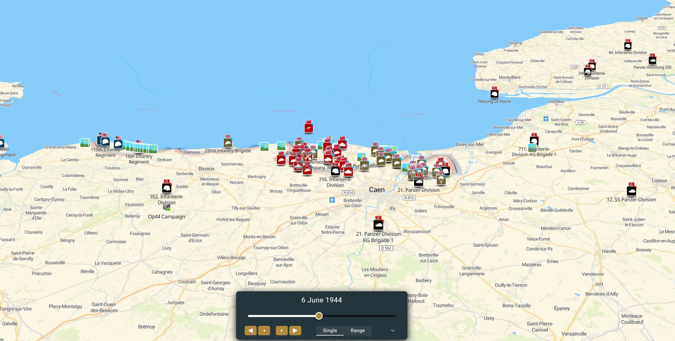 D-Day, 6 June 1944 — Allied forces on Juno Beach, Normandy