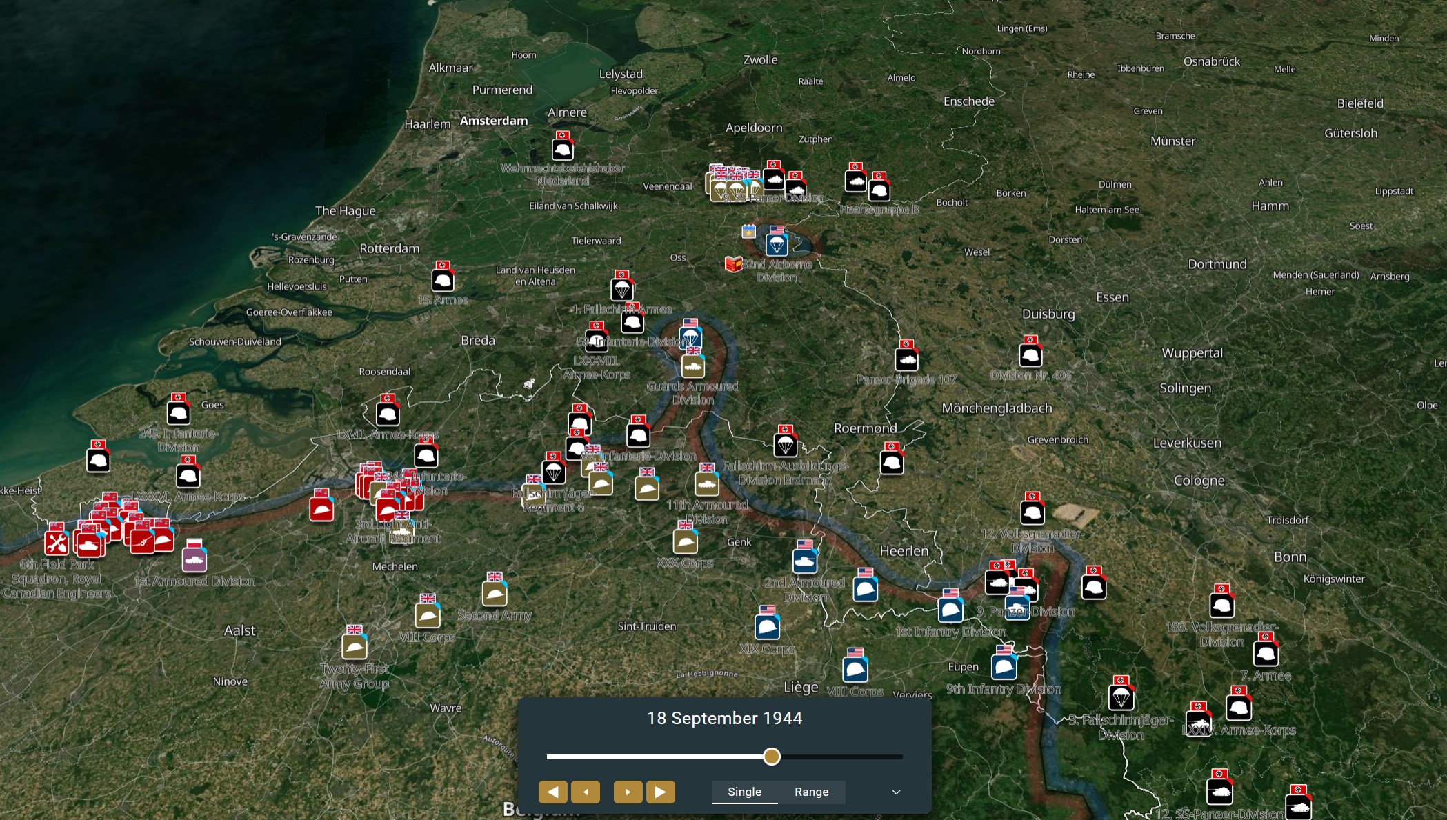 Operation Market Garden, 18 September 1944 — Netherlands